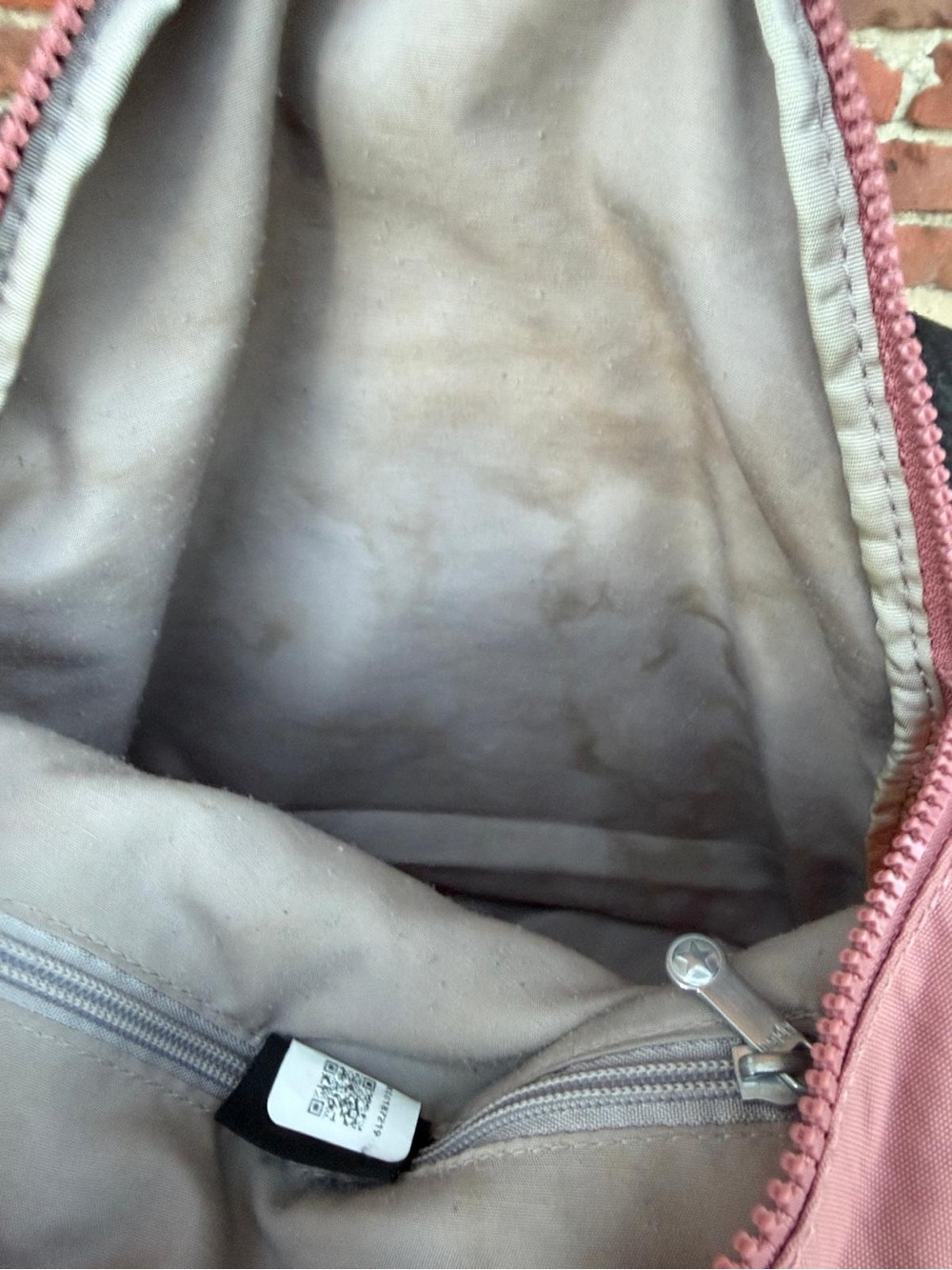 Kipling Queenie Backpack in Kind Pink with Monkey Keychain - Picture 8 of 8